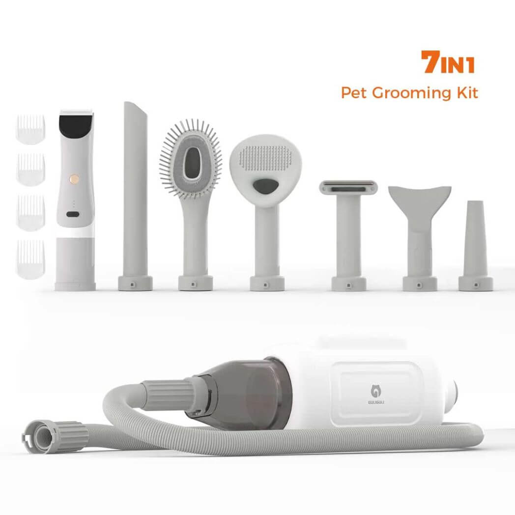 GULIGULI-Shark-7-in-1-Pet-Grooming-Kit-1