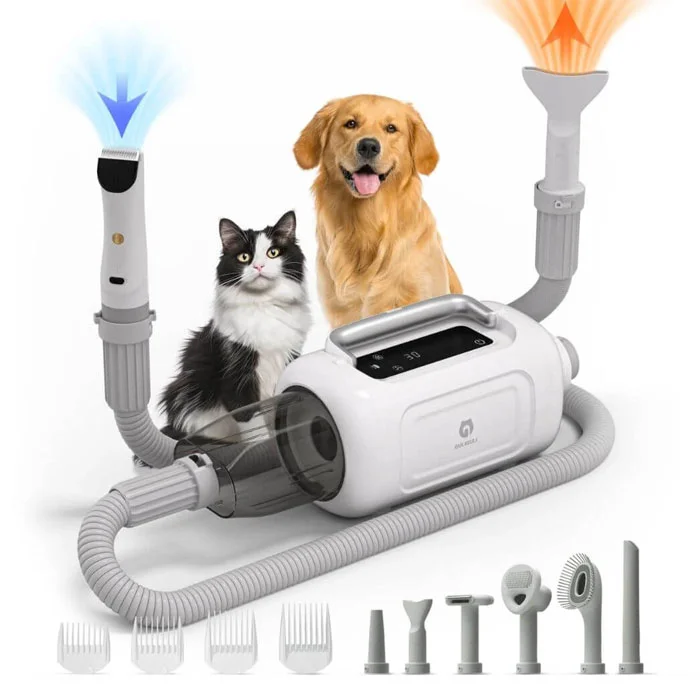 GULIGULI-Shark-7-in-1-Pet-Grooming-Kit